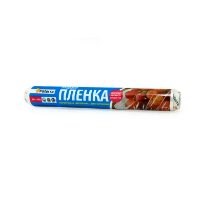 Пищевая пленка 300 мм х 100м (рулон в пленке), PATERRA