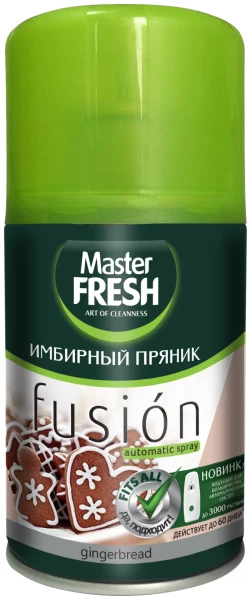 Мастер Фреш СМЕННЫЙ аэрозоль Имбирный пряник 250 мл (д/Аэрвика) *6*12