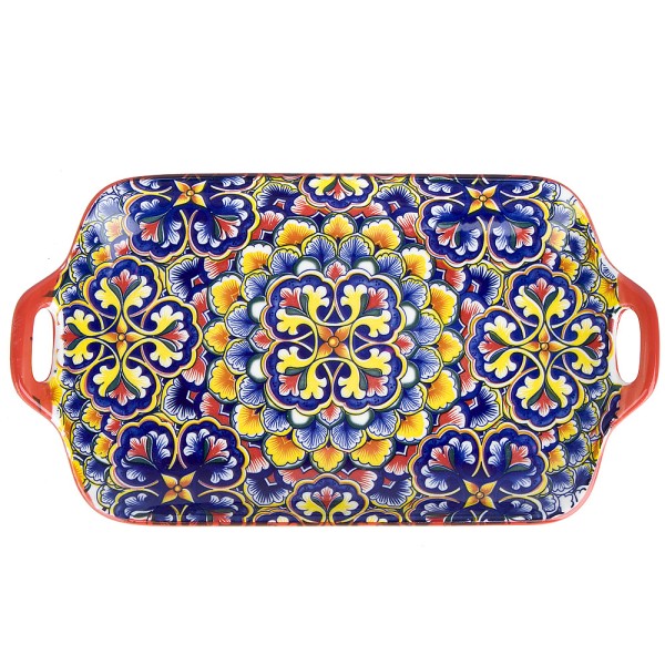 Nouvelle Поднос с ручками "Arabesque" (красный) 30х16,5х3см 0860101