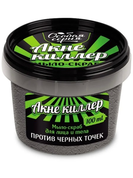 ОС Мыло-скраб для лица и тела «Акне киллер» 100мл *24
