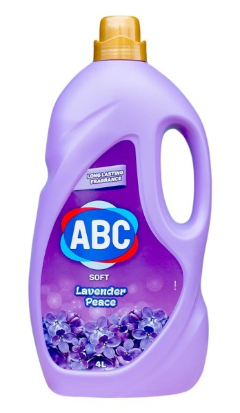 ABC Смягчитель для белья Лавандовый Мир 4 л
