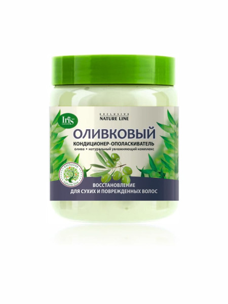 Iris Exclusive nature line Кондиционер-Ополаскиватель ОЛИВКОВЫЙ, 500мл