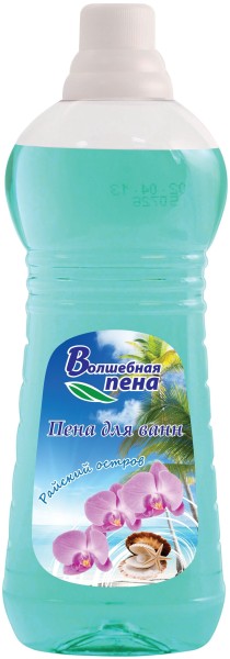 Волшебная Пена д/ванн 1л Райский остров/Ароматерапия Релакс *6*12
