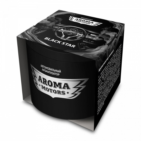 Ароматизатор гелевый "Aroma motors" Black star 100 мл GraSS