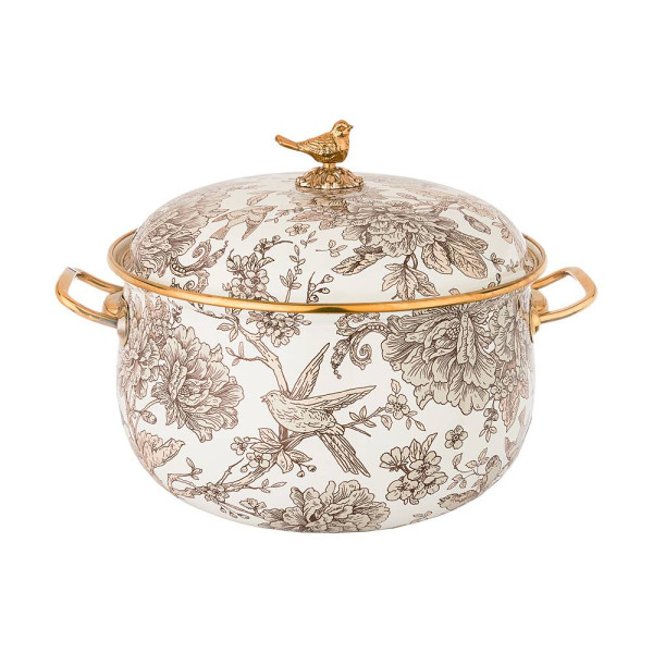 КАСТРЮЛЯ ЭМАЛИРОВАННАЯ AGNESS С КРЫШКОЙ, 3,8Л, ДИА.20СМ 950-083