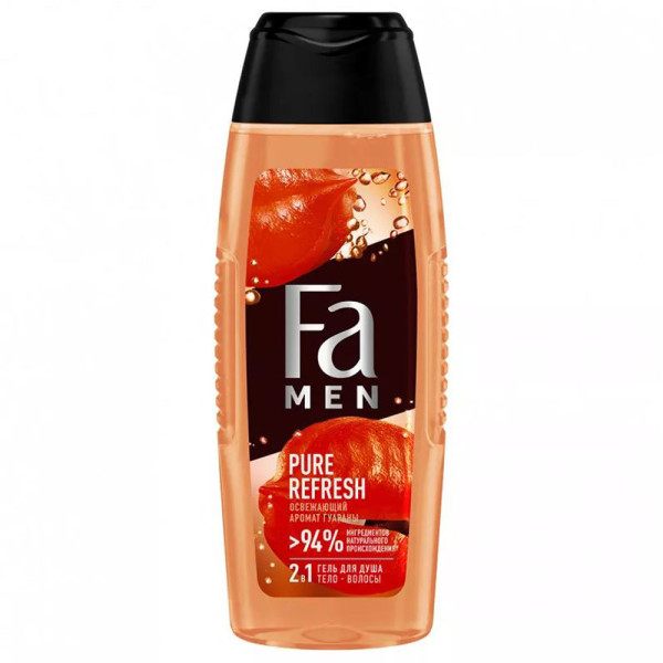 FА MEN Pure Refresh Аромат ГУАРАНЫ Душ-гель 250мл БХ4025159