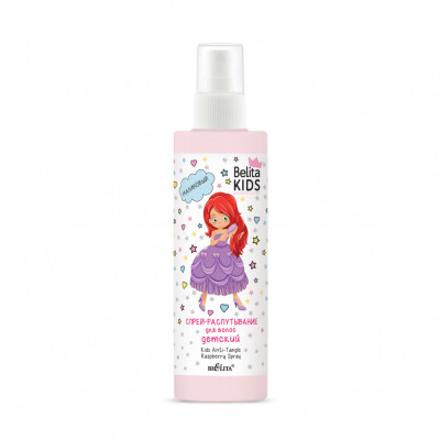 БЕЛИТА Belita Kids для девочек 3-7 лет Детский Малиновый СПРЕЙ-РАСПУТЫВАНИЕ д/волос, 150мл