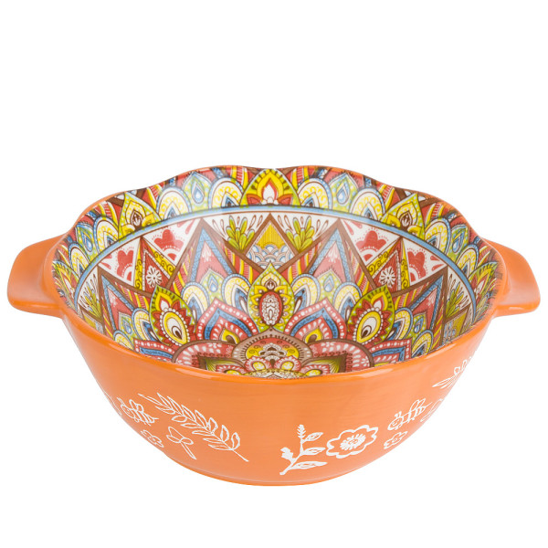 Nouvelle Емкость для запекания "Arabesque" (оранжевый) 23,6х20х8,4см v=1500мл 0860099