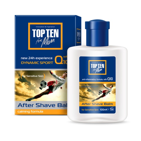 TOP TEN for Men бальзам после бритья DYNAMIC для чувствительной кожи 75 мл. БХ40272Р
