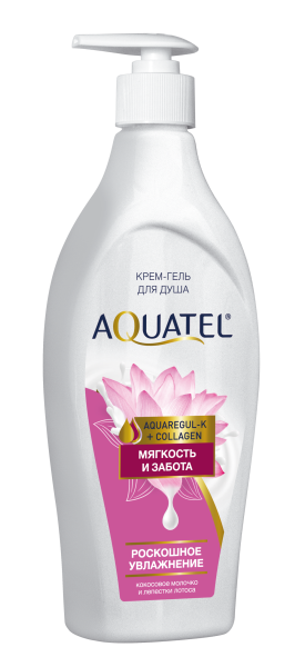 ВЕСНА AQUATEL Крем-Гель для душа Мягкость и Забота, 500г арт.7170