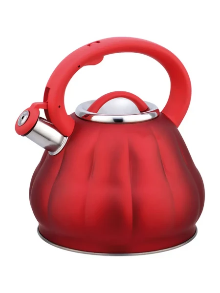 Bohmann Чайник мет. со свистком RED /3л 9914BH red
