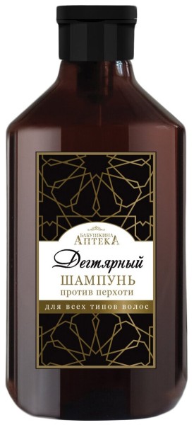Бабушкина Аптека Шампунь против перхоти ДЕГТЯРНЫЙ 350мл *12