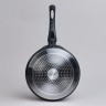 СКОВОРОДА БЛИННАЯ AGNESS С АНТИПРИГАРНЫМ ПОКРЫТИЕМ "BLACK MARBLE", 24Х2СМ 932-523