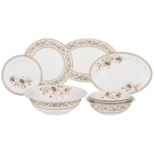 LEFARD СЕРВИЗ СТОЛОВЫЙ "LILIES" НА 6 ПЕР. 23 ПР. 590-273