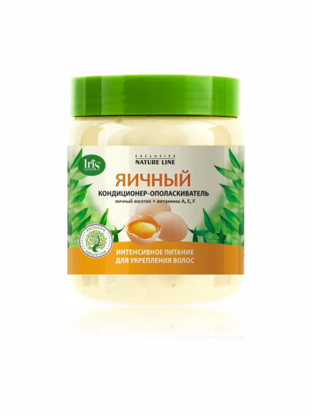 Iris Exclusive nature line Кондиционер-Ополаскиватель ЯИЧНЫЙ, 500мл