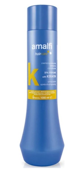 AMALFI Кондиционер с Кератином - Спа-Аромат "With Keratin SPA",для вьющихся и спутанных волос 1000мл БХ50168Т