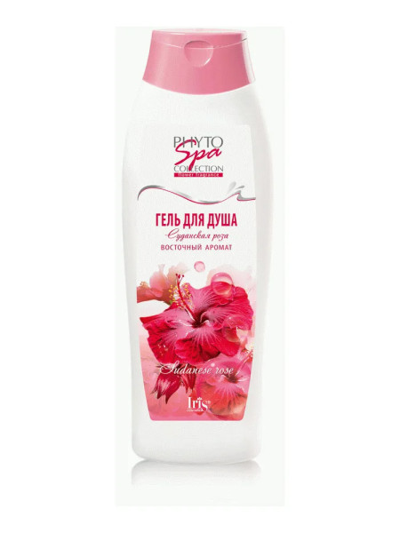 Iris Phyto Spa Collection Гель для душа СУДАНСКАЯ РОЗА 400мл/12шт