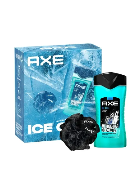AXE Подарочный набор АКС ICE CHILL (гель/душ Men Мгнов. СВЕЖЕСТЬ 250мл + мочалка-ШАР) БХ4029952