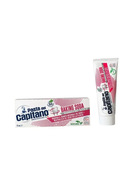 Pasta del Capitano Зубная паста Для деликатного отбеливания с содой 75 мл БХ00070529С