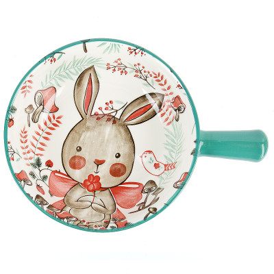 Nouvelle Емкость для запекания "Kawaii Forest.Rabbit" 22*16*5,5см. v=650мл. (фарфор) 0860406