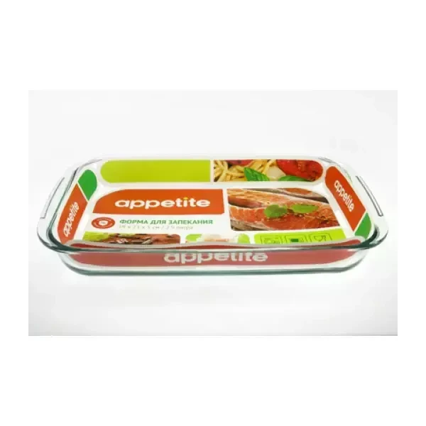 Appetite Форма стекл прям 39x23x5см 2,9л PL4