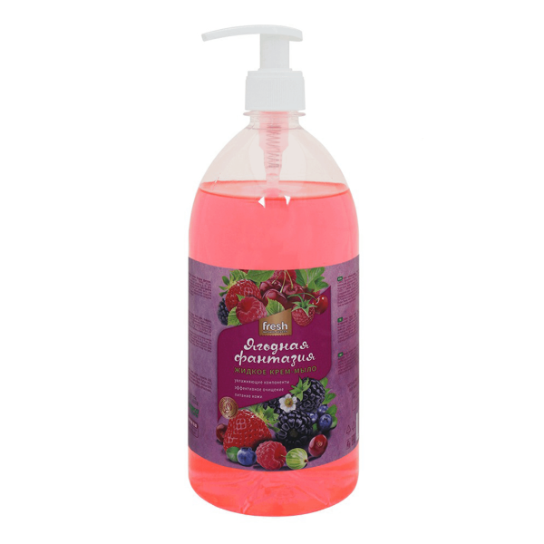 ЭФКО Жидкое крем-мыло FRESH 1л ЯГОДНАЯ ФАНТАЗИЯ арт.80756