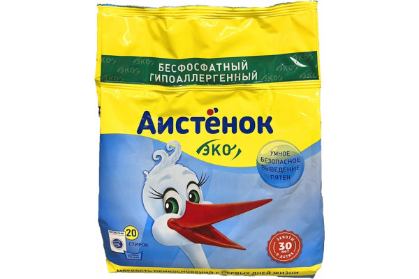 АИСТЕНОК Стиральный порошок детский для всех типов тканей 1,5 кг БХ4029580