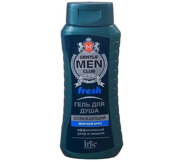 Iris Gentlemen club Гель для душа  "FRESH освежающий" 400мл/12шт