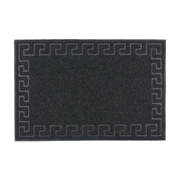 SUNSTEP Коврик "Spongy" Меандр 50х80 см, черный 38-313 T