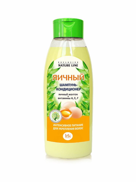 Iris Exclusive nature line Шампунь-кондиционер ЯИЧНЫЙ, 500мл