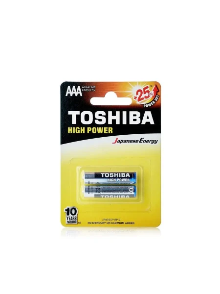 Батарейка Toshiba LR03 AAA BL2шт Alkaline 1.5V 4452