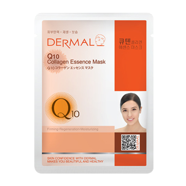 Dermal Маска для лица Коэнзим Q10 и коллаген (23г)