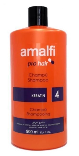 AMALFI Шампунь Профессиональный Кератиновый "Keratin",для всех типов волос 900мл БХ59484Т