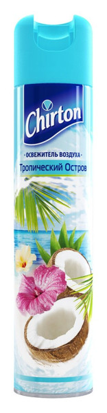ЧИРТОН Осв. воздуха Тропический остров 300 мл. 1/12