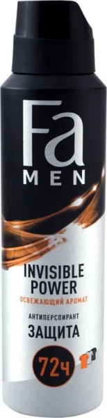 ФА дезод-Спрей 150мл. МУЖ Xtreme Invisible POWER 6* БХ51944ХБТ