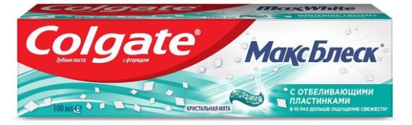 Колгейт Зубная паста МАКС БЛЕСК 100мл. (тюбик) *12*48
