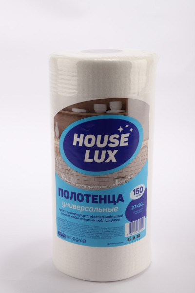 House Lux №150 27х20 спанлейс 45г/м2 рулон гофра