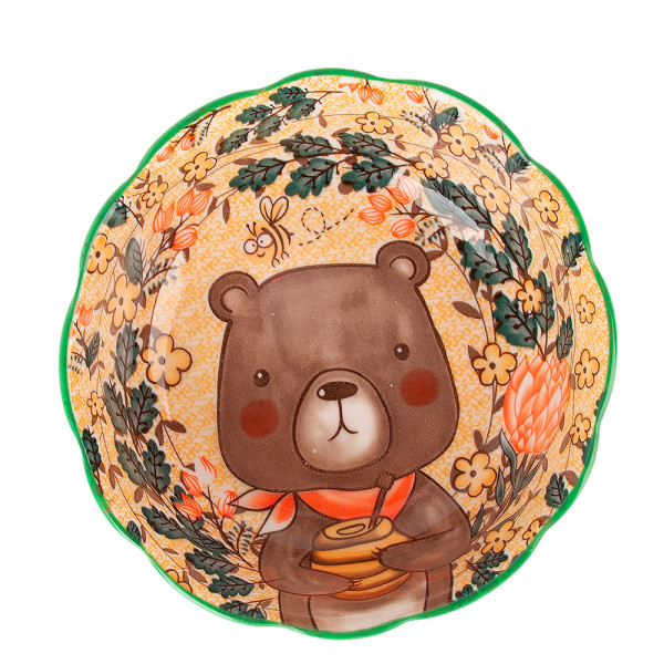 Nouvelle Салатник "Kawaii Forest.Bear" d=15см. v=550мл.(фарфор) 0860444
