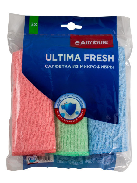 Салфетка Ultima Fresh из микрофибры 3шт