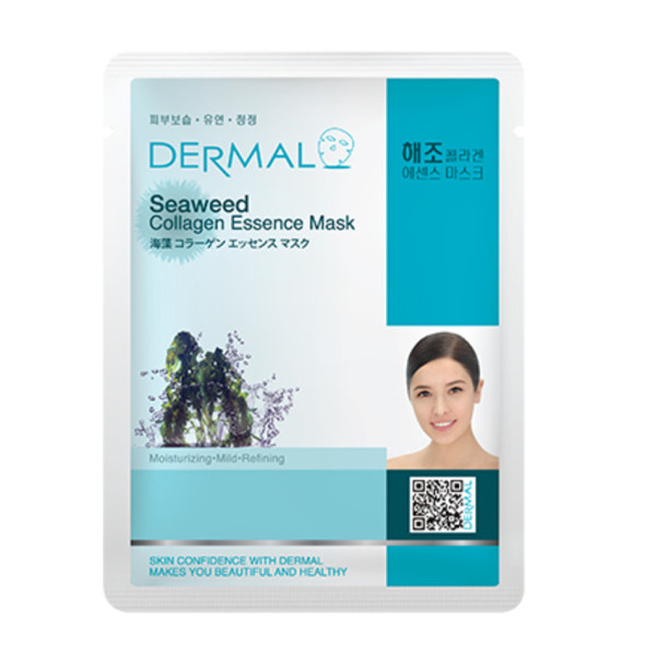 Dermal Тканевая маска с водорослями и коллагеном 23г *5*