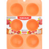 Форма для маффинов силиконовая APRICOT 6 ячеек