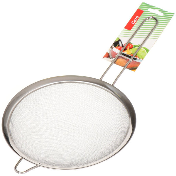 Daniks Сито мет-л, 22 см, с ободком и ручкой Y4-3068