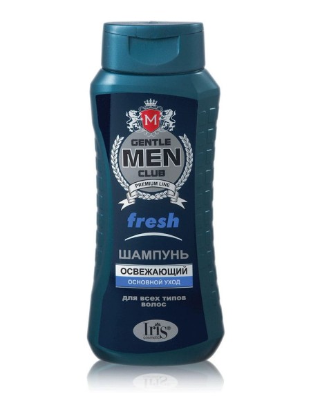 Iris Gentlemen club Шампунь "FRESH освежающий" для всех типов волос 400мл