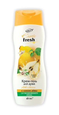 ВИТЭКС EXOTIC FRESH Крем-гель д/душа АЙВА и ВАНИЛЬ 500мл/20шт, код  01 66