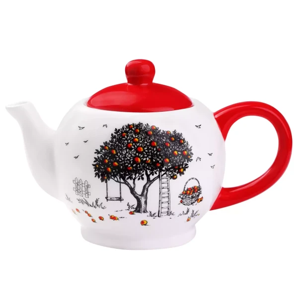 Appetite Чайник заварочный керам 0,9л Apple Tree ZFC047-6