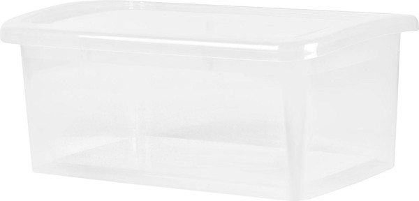 Ящик для хранения Keeplex Laconic 7л 35х23,5х14,8см прозрачный кристалл KL250211999