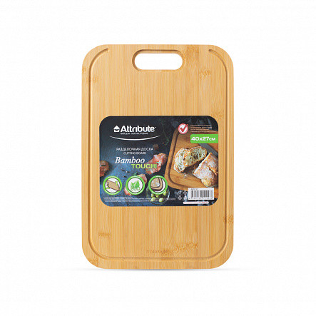 Разделочная доска BAMBOO TOUCH 40х27х1.5 ABX157