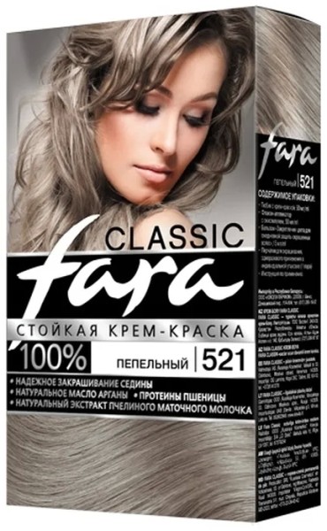 FARA Classic Краска для волос - 521 Пепельный