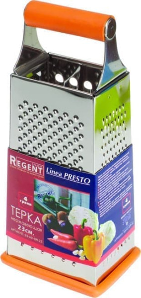 93-AC-GR-22 Терка нерж. четырехгранная 23 см Linea PRESTO