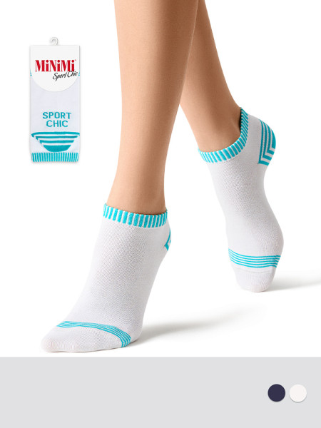 Minimi НОСКИ MINI SPORT CHIC 4302 Белый /35-38/ укороч БХ4026398